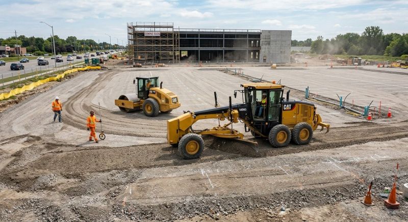 Parking Lot Gravel Repair in Conroe, TX