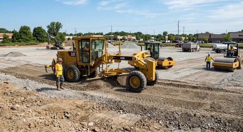 Parking Lot Leveling in Gwinnett County, GA