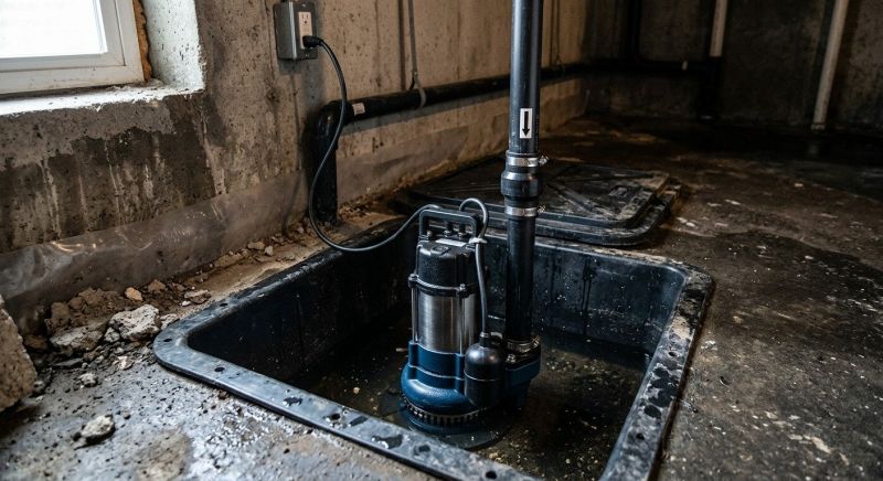 Sump Pump Plumbing in Providence, RI
